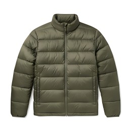 Puffer μπουφάν λαδί