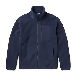 Fleece μπουφάν ναυτικό μπλε