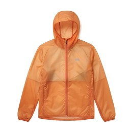 Packable windbreaker πορτοκαλί