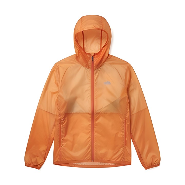 Packable windbreaker πορτοκαλί