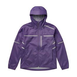 Windbreaker με ανακλαστικά μωβ